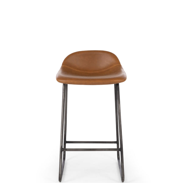 urban bar stool 65cm vintage cognac