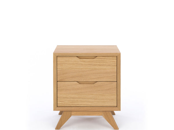 venice 2 drawer bedside table
