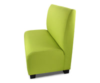 venom v2 upholstered booth seating lime green 4