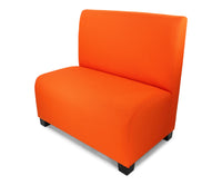 venom v2 restaurant booth seating orange 2