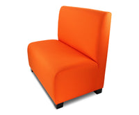 venom v2 office booth seating orange 3