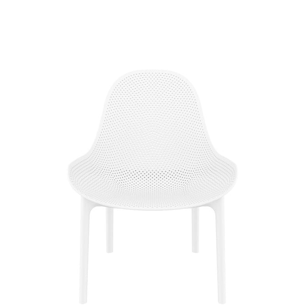 siesta sky lounge outdoor chair white