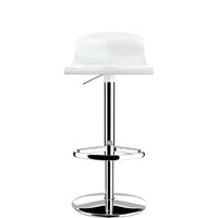 siesta aria bar stool gloss white