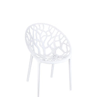 siesta crystal chair white