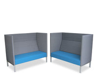 aprilia upholstered privacy booth