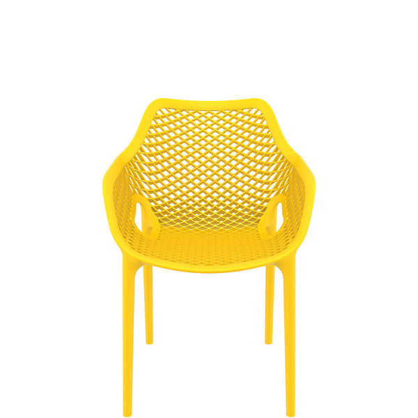 siesta air xl commercial chair yellow